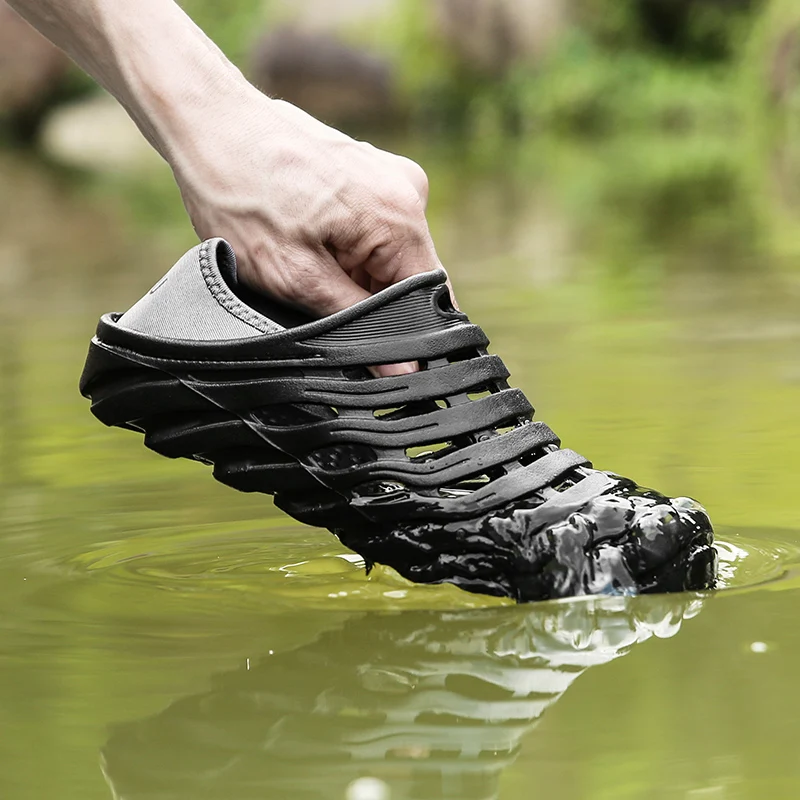 Оригинальные садовые Вьетнамки быстросохнущая водонепроницаемая обувь мужские