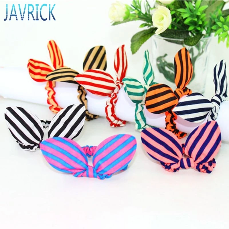 Резинка для волос в горошек с цветным принтом| |