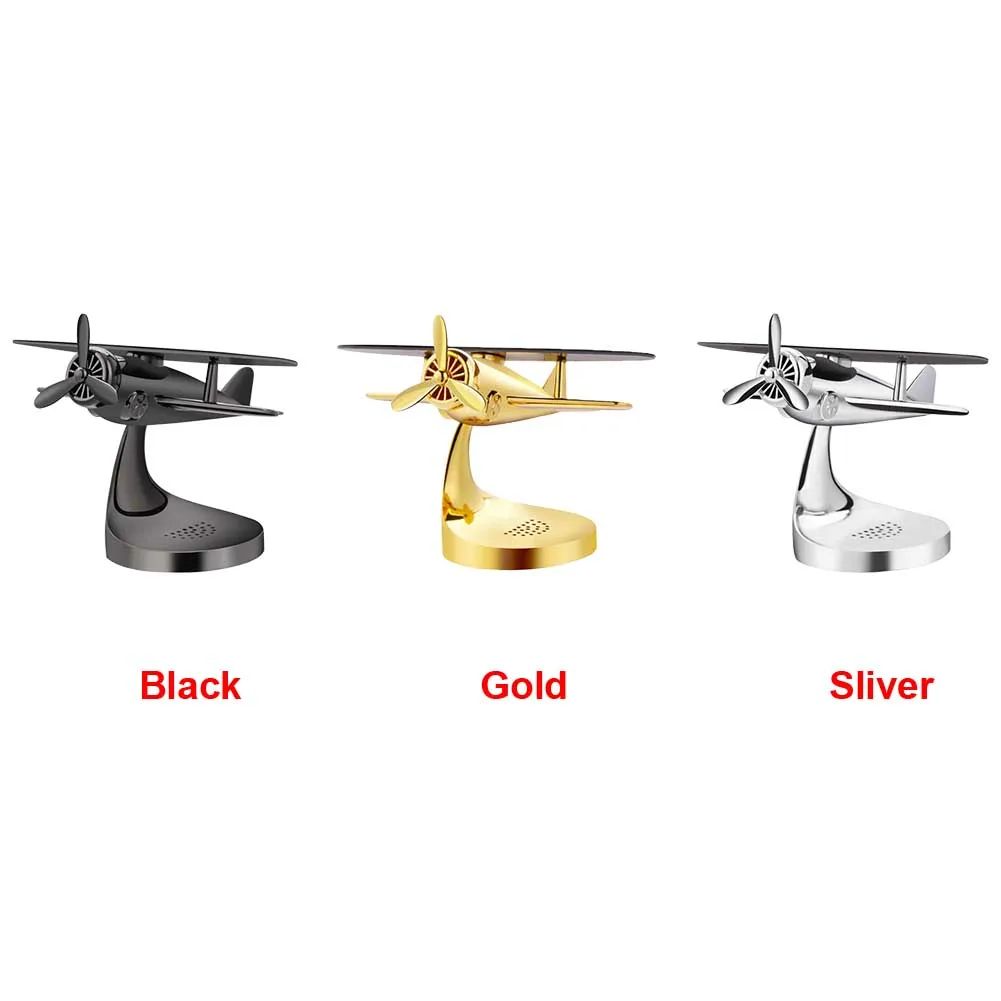 Солнечная энергия самолет модель Стайлинг освежитель воздуха Поворот сплава