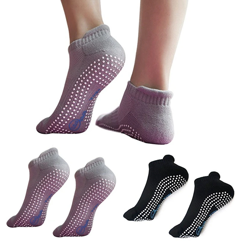 Нескользящие носки для йоги мужчин и женщин силиконовые дышащие впитывающие пот
