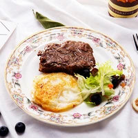 creative european steak plate spaghetti western food plate european flat home ceramic breakfast plate set