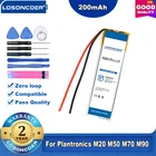 LOSONCOER 200 мАч для Plantronics M20 M50 M70 M90 E10 E80 для Seasonic LV209 Explorer 80 500 Аккумулятор для гарнитуры LSSP371031AB