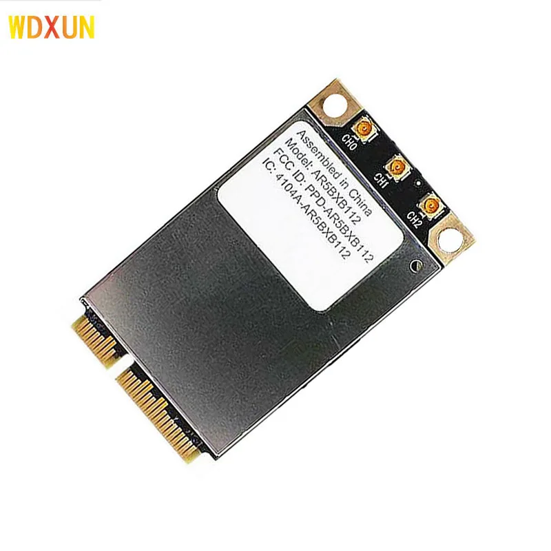 Atheros AR5BXB112 AR9380 Двухдиапазонная беспроводная карта Wi-Fi Mini PCI-E 450 Мбит/с для Wi-Fi-карты
