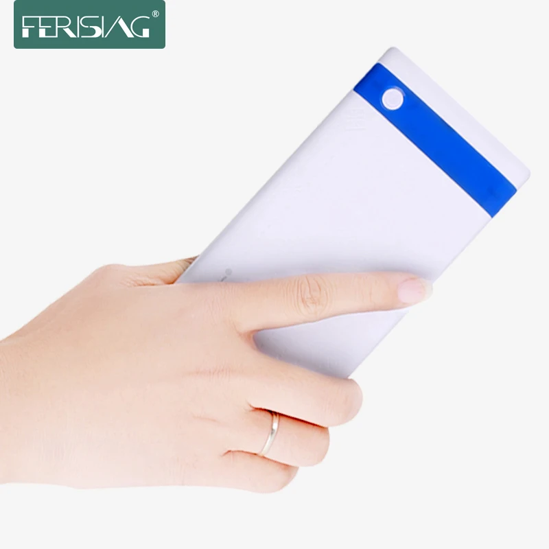 FERISING ультра тонкий внешний аккумулятор 10000 мАч двойной USB Pover полимерный