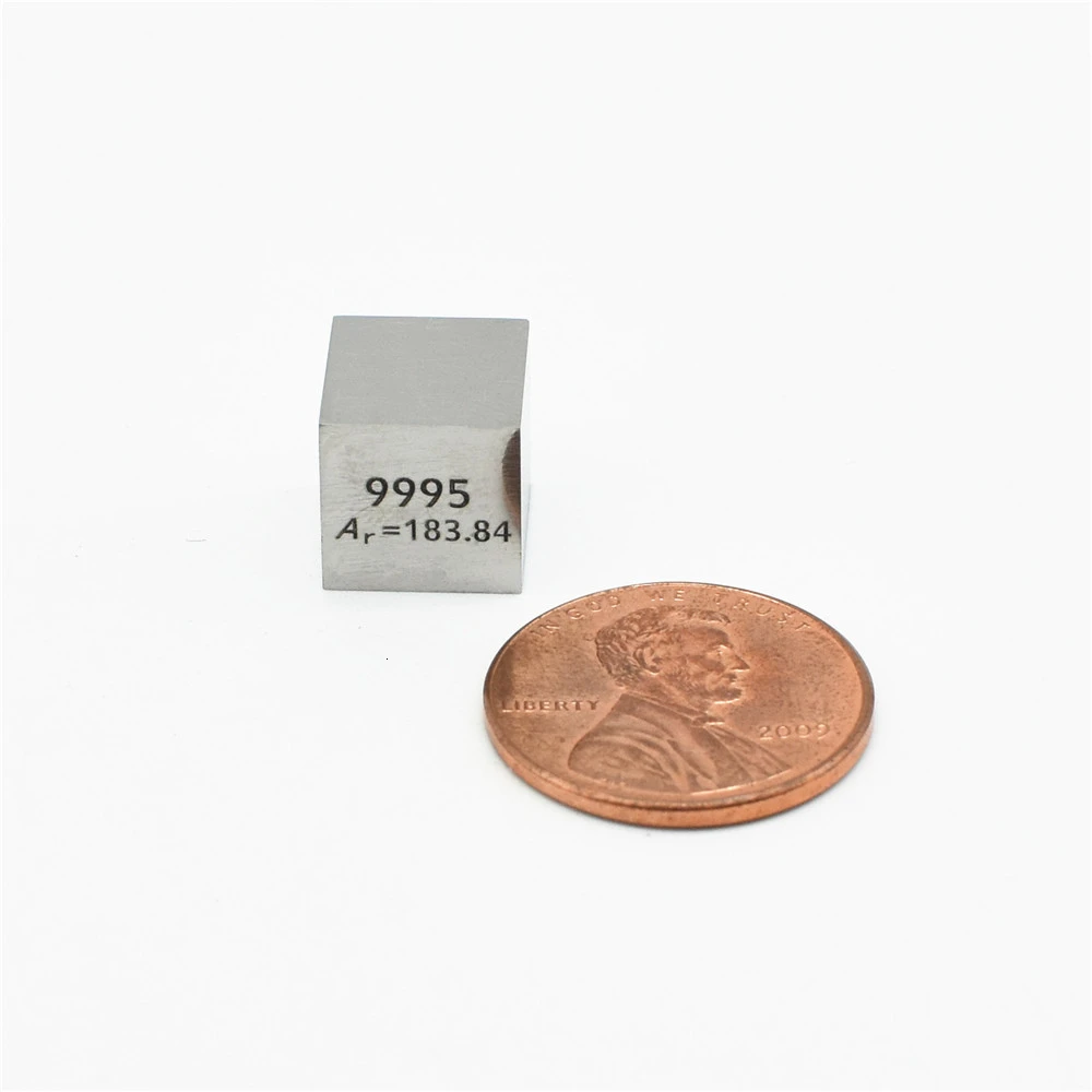 Зеркальная полировка 99.95% тантал Ta Niobium Nb Вольфрам W ХРОМ Cr металлический элемент, промежуточная Таблица плотности куб 10 мм высокой чистоты