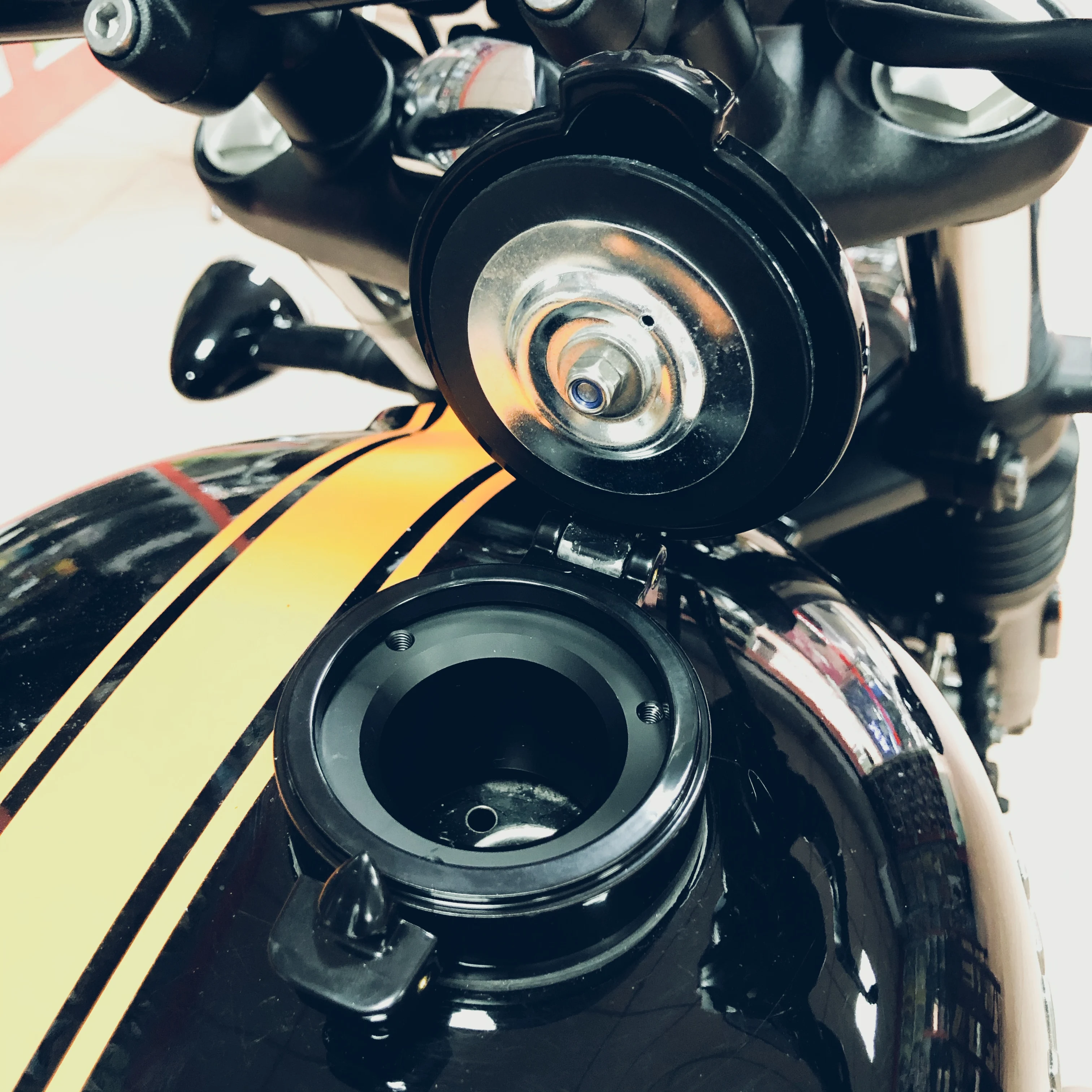 Крышка для бензинового топливного бака мотоцикла алюминиевая стильная