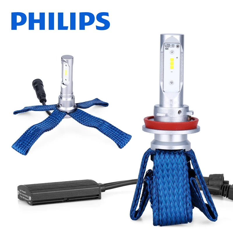 Philips лампада h7 авто лампа Ultinon Эфирное led h4 9005 HB3 HB4 H8 H11 H16 9006 9012 H1R2 светодиодные фары
