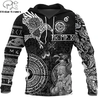 viking style hoodie odin and raven tattoo 3d all over printed mens hoodies unisex sweatshirt autumn casual streetwear dw765