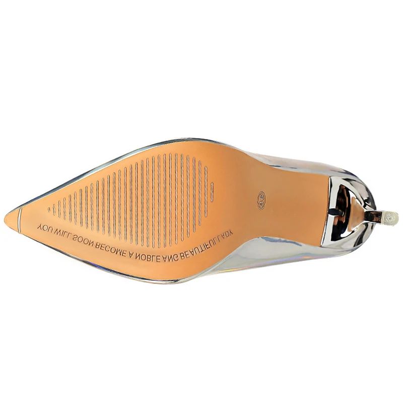 2021 женские туфли-лодочки на высоком каблуке 10 5 см Цвет синий зеленый Роскошные