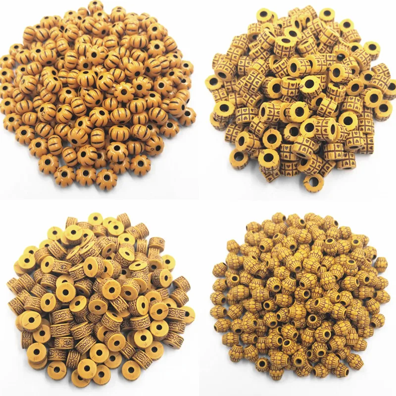 

20-100 шт., акриловые бусины россыпью