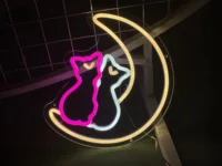 Custom  Sailor moon Artemis and Luna Neon Sign Light Anime LED Decor for Kids Rome Party Birthday Gift game zone Decoration