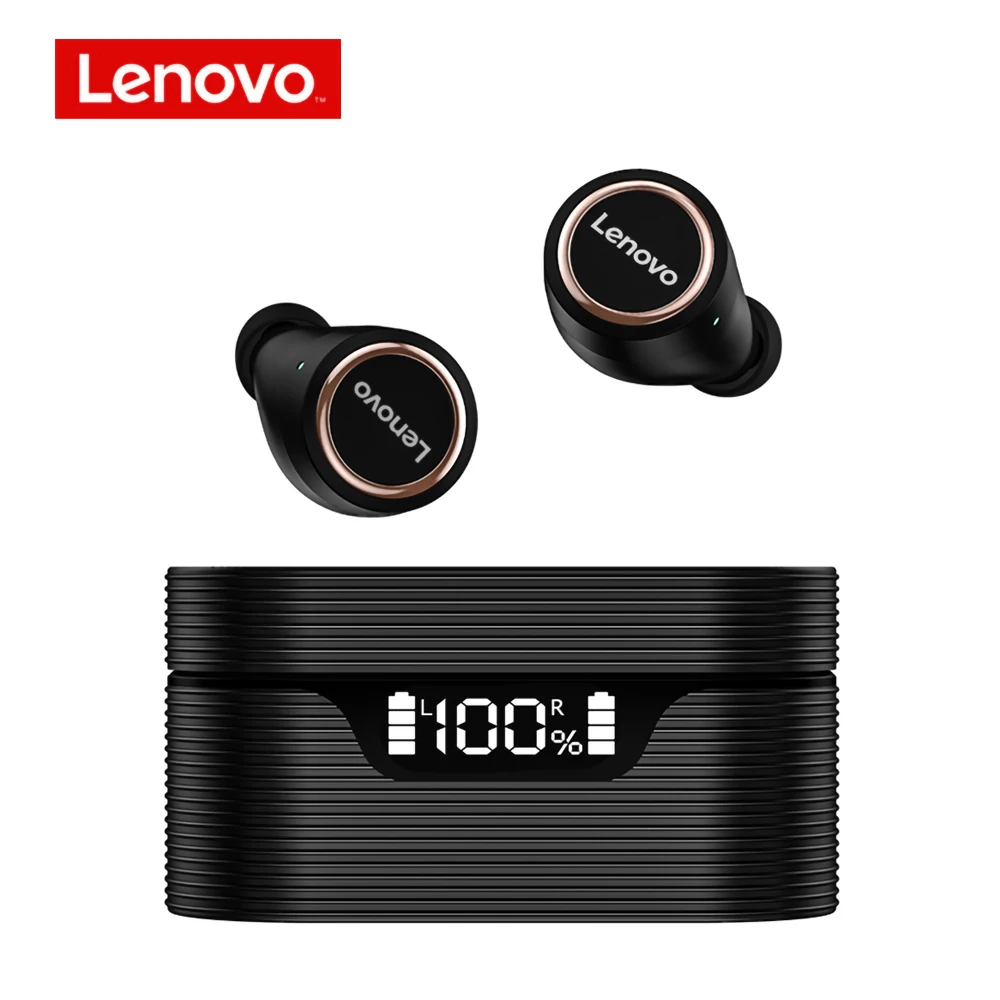 Беспроводные наушники Lenovo LP12 TWS Bluetooth 5 0 гарнитура со светодиодным дисплеем Hi Fi