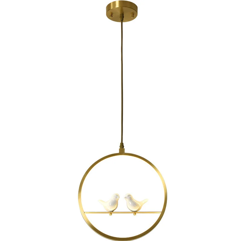 Современный светодиодный подвесной светильник s с птицами DECO обеденный E27