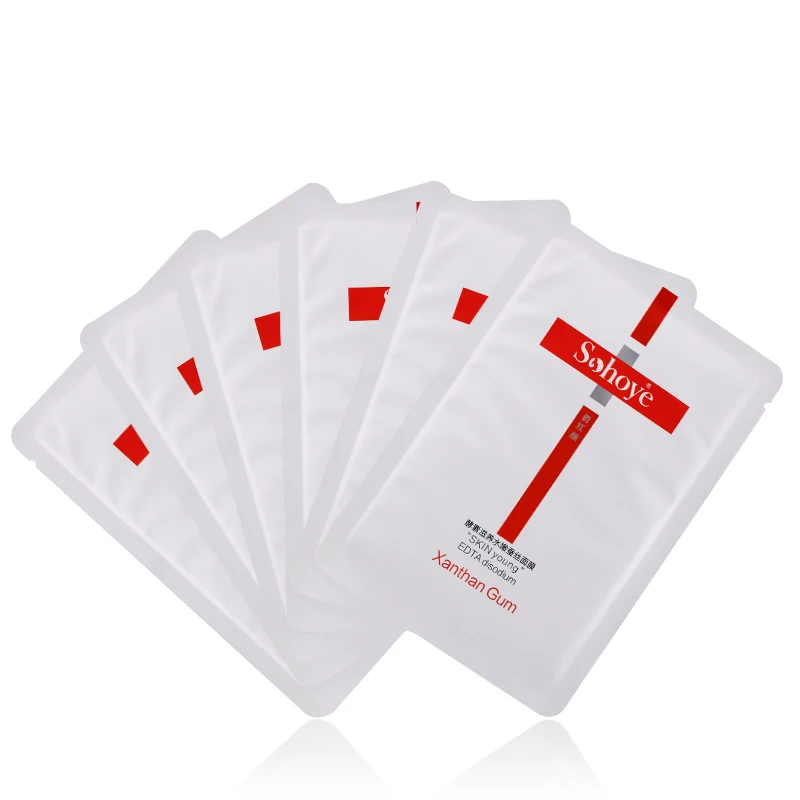 Питающая и Нежная шелковая маска для лица с ферментом уход за кожей. Отбеливание.