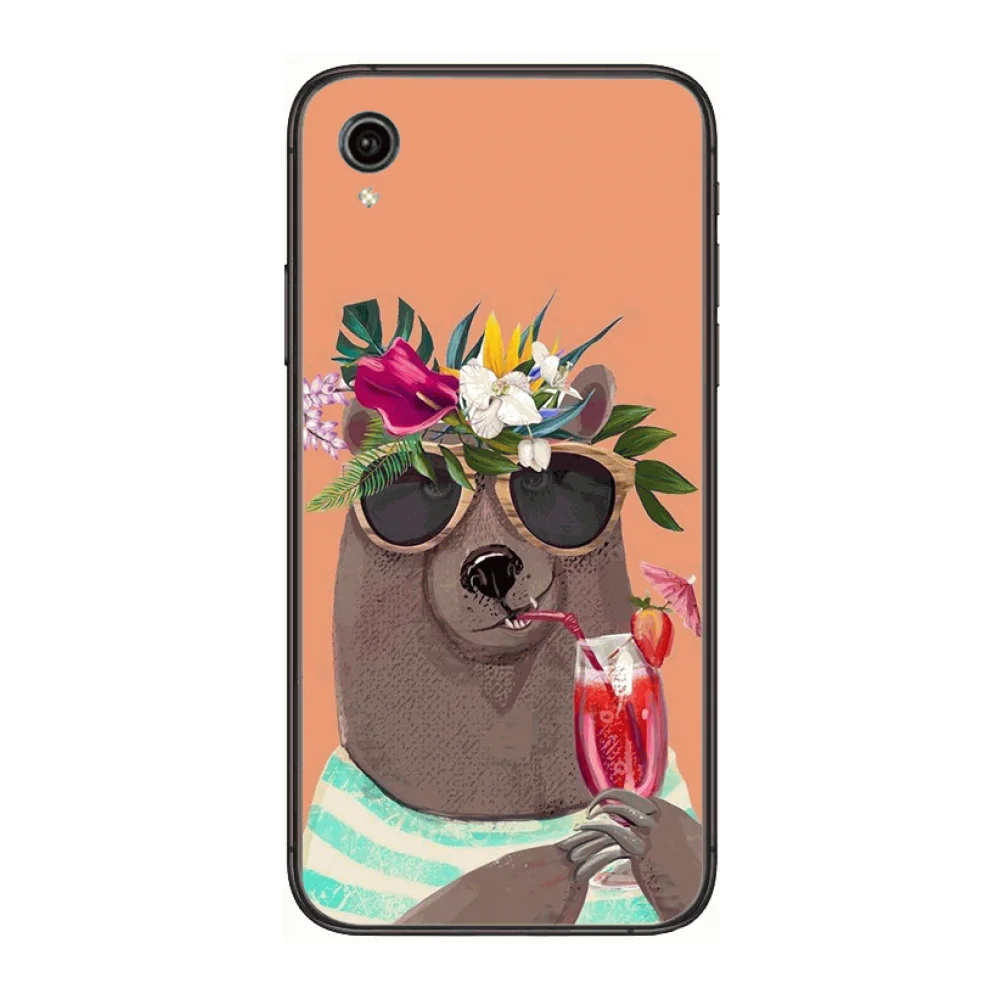 

Fashion Interesting Funny Style Phone Cases cover For VIVO X50 30 Y97 91 93 85 83 81 79 73 V 17 15 9 S7 U3X black Covers