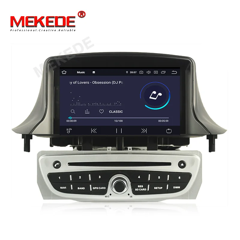 4 + 64G Автомобильный Android 9 0 Ca DVD gps плеер для Renault Megane 3 Fluence 2009 2015 с GsP навигацией Радио