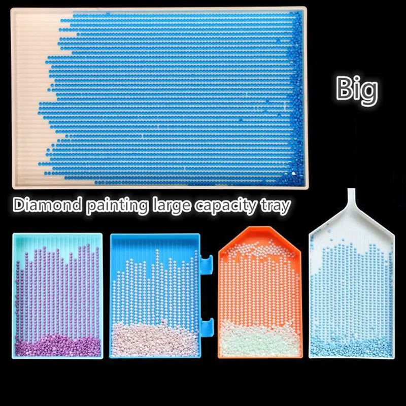 Аксессуары для алмазной живописи лоток большой емкости пинцет сделай сам набор