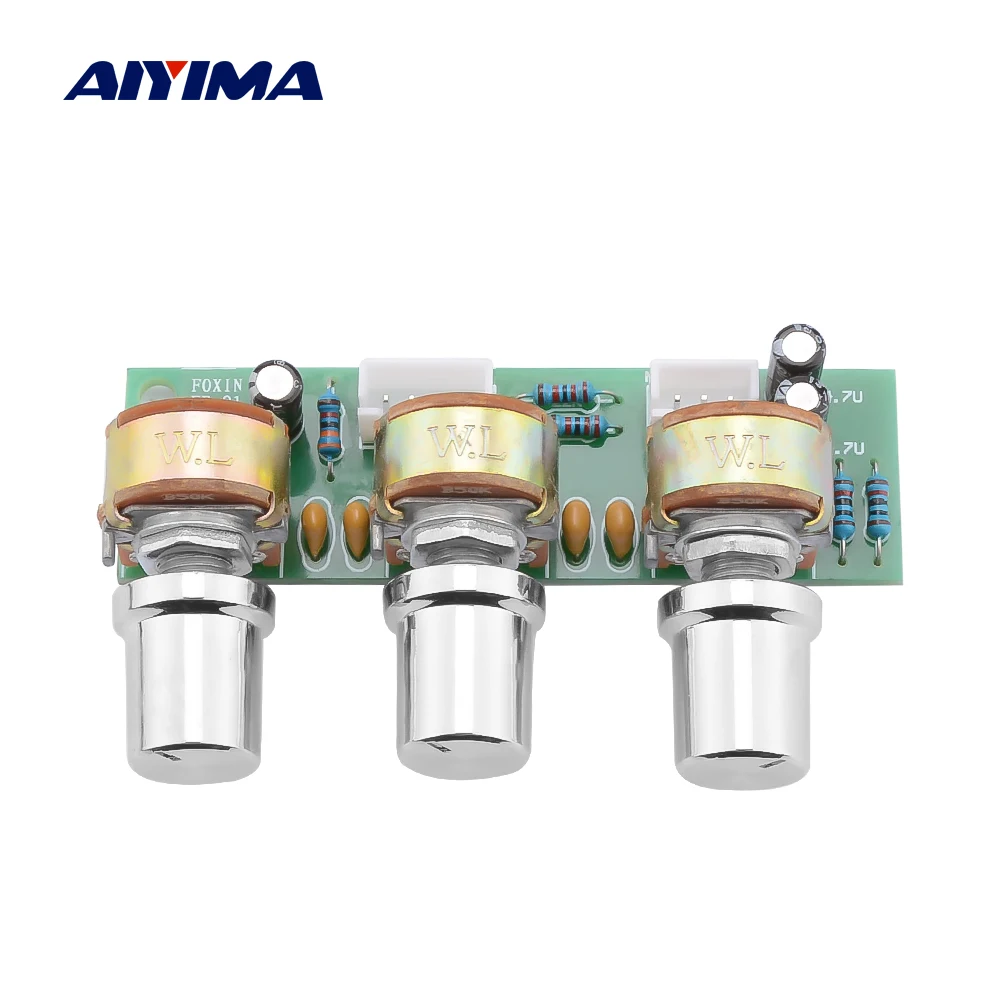 AIYIMA 2 1 Усилитель мощности преампер пассивная тоновая плата Тройная регулировка