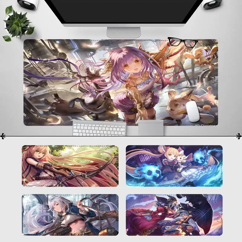 

Brand Card Game Shadowverse Anime Girls Gaming Mouse Pad Laptop PC Computer Mause Pad Desk Mat For Mouse Big Gaming Mouse Mat