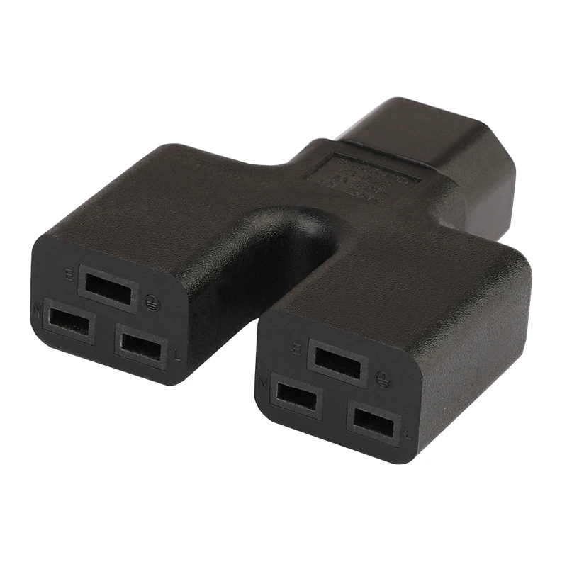 C14-2 * C19 два в одном адаптер питания IEC320 C14 2 IEC 320 | Электроника