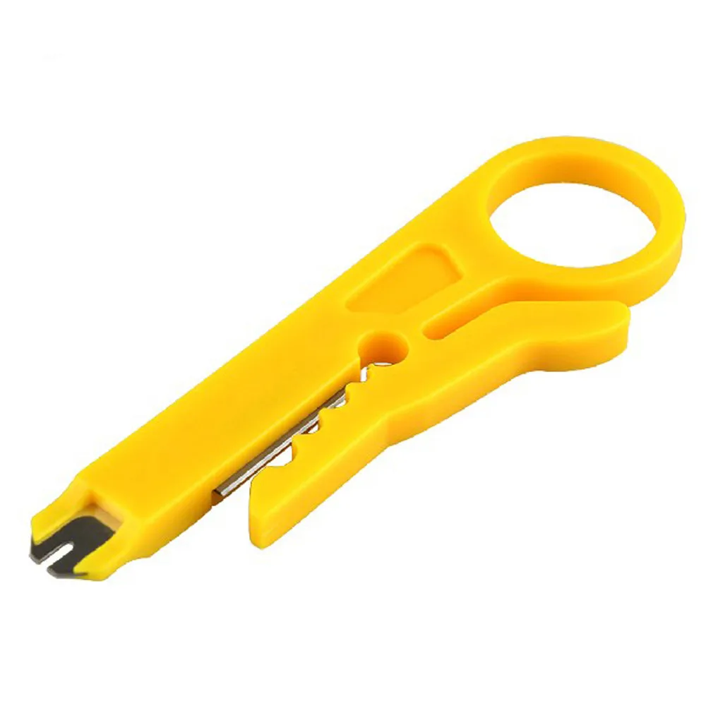 

2pcs RJ45 Cat5 Punch Down Tool Network UTP LAN Cable Wire Cutter Stripper Tool Cut telephone line Cable wire stripping Steel