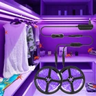 Гибкая светодиодная УФ-лента, DC 12 В, 38-2835 нм