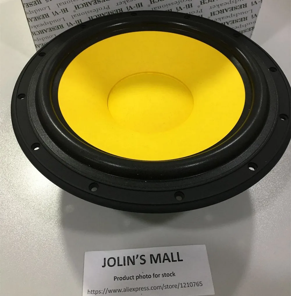 Оригинальный HiVi D10G 10 дюймов НЧ-динамик Высокочастотный динамик Динамик 8 Ом 300 Вт 2