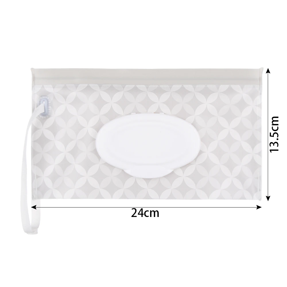 Wipes Container Cases Cosmetic Snap Strap Clamshell Eco-friendly Reusable Easy-carry Baby Portable Tissue Box Pouch | Мать и ребенок