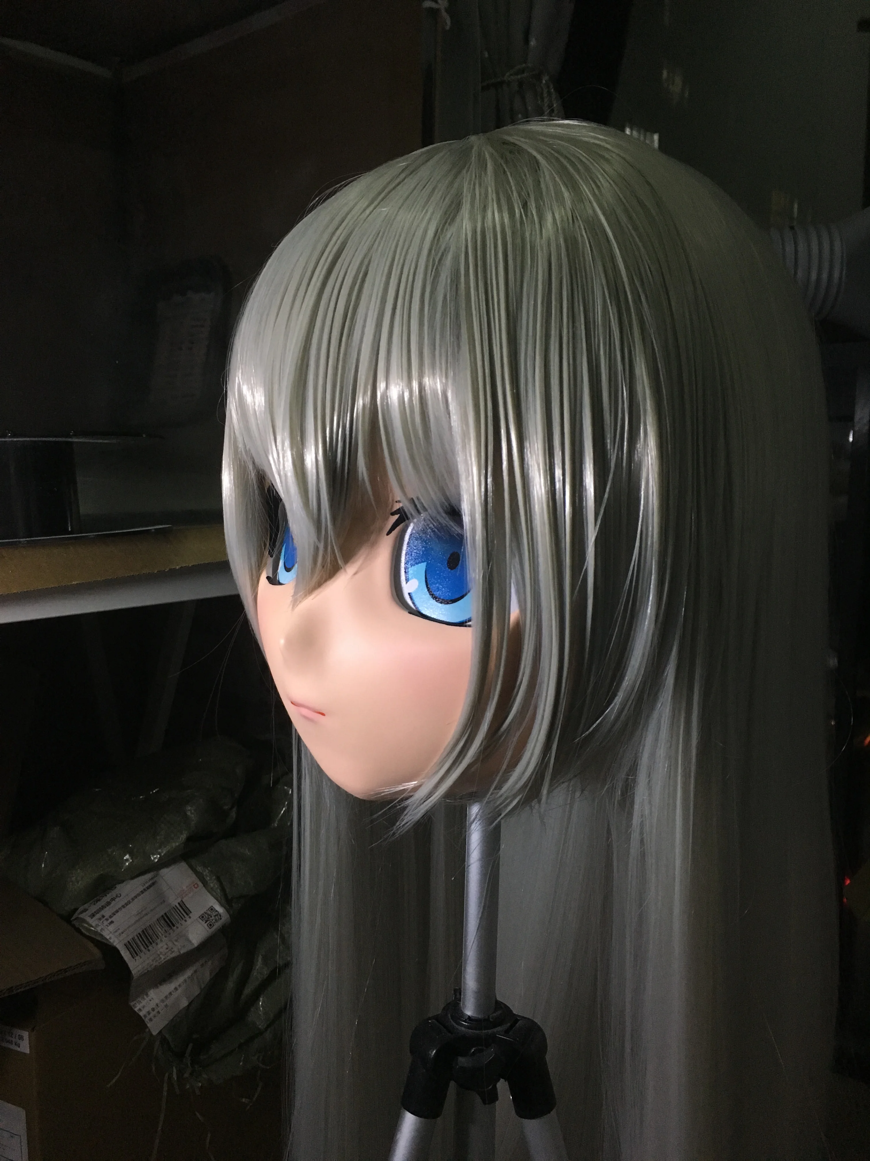 

(KGM 01) Crossdressing Girl BJD Doll Mask Azur Lane Japan Anime Realistic Silicone Kawakaze Cosplay Kigurumi Crossdresser Masks