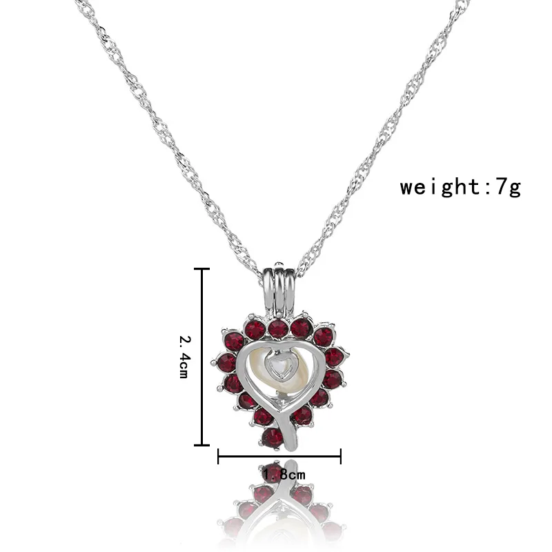 2020 светящееся ожерелье с подвеской в форме сердца черная оправа темноте дающее