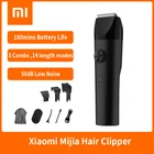 Машинка для стрижки волос XIAOMI MIJIA, беспроводной триммер для волос, моющийся керамический станок с лезвиями, электробритва для мужчин