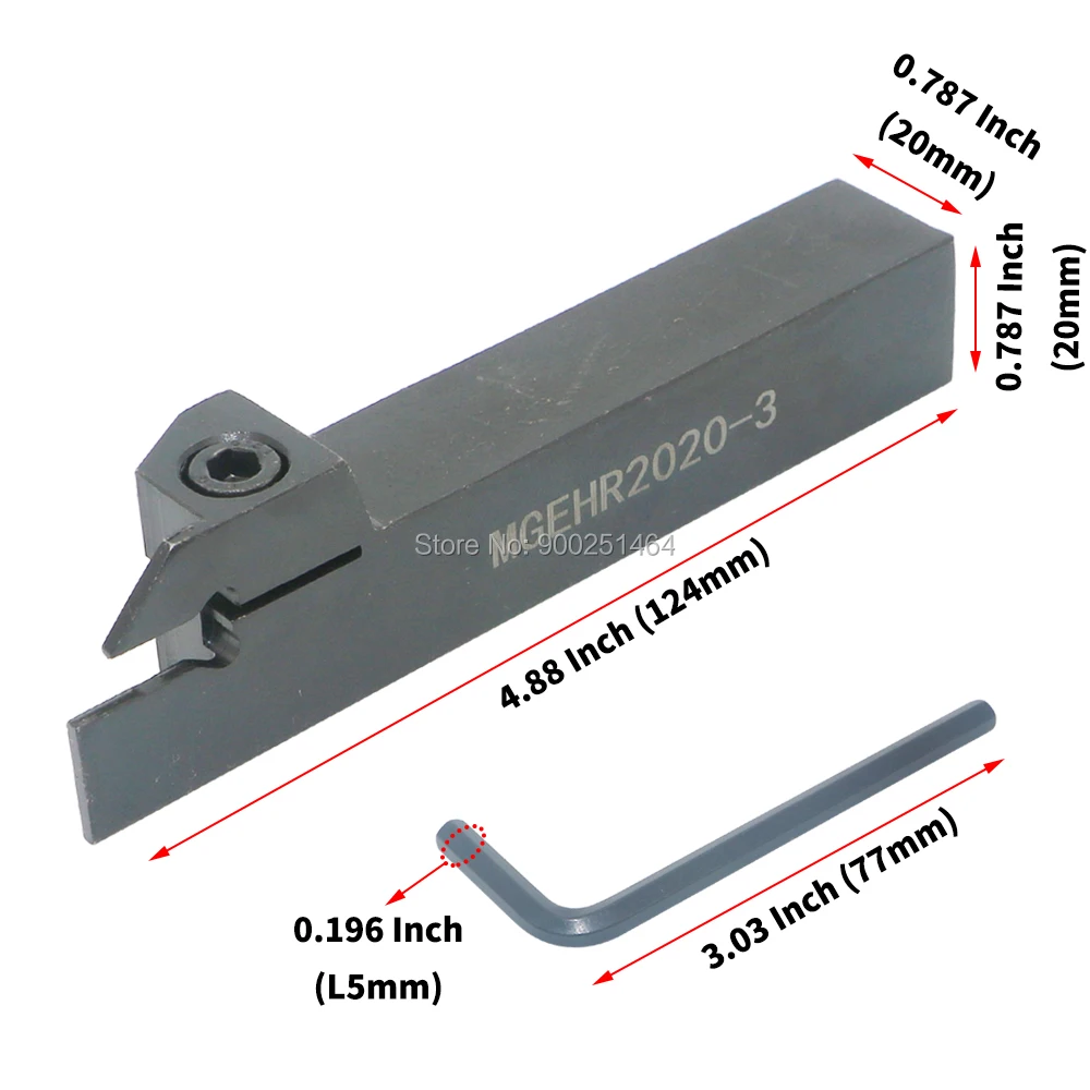 Токарный станок с ЧПУ держатель инструмента для канавок MGEHR2020 3 (20 мм) справа тремя