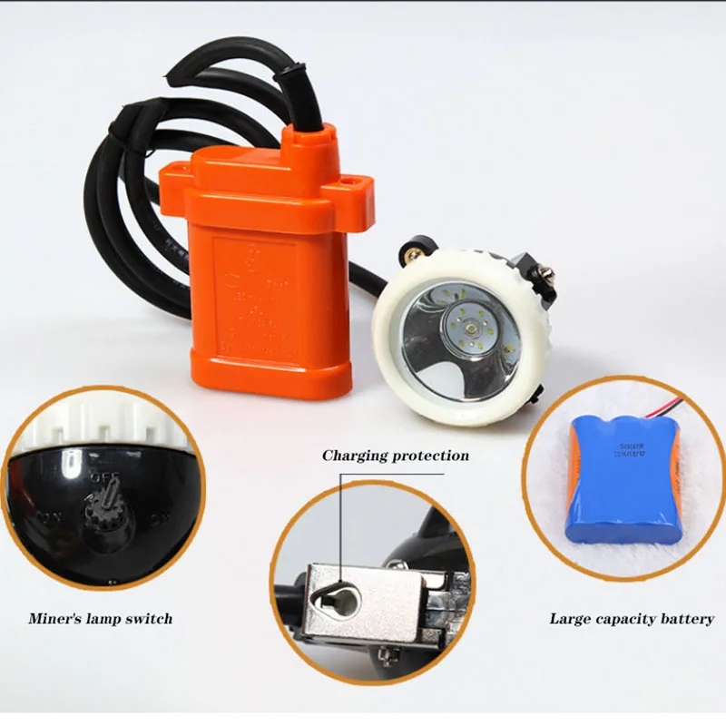 Налобный фонарь KL5LM светодиодный налобный для кемпинга с литиевым аккумулятором