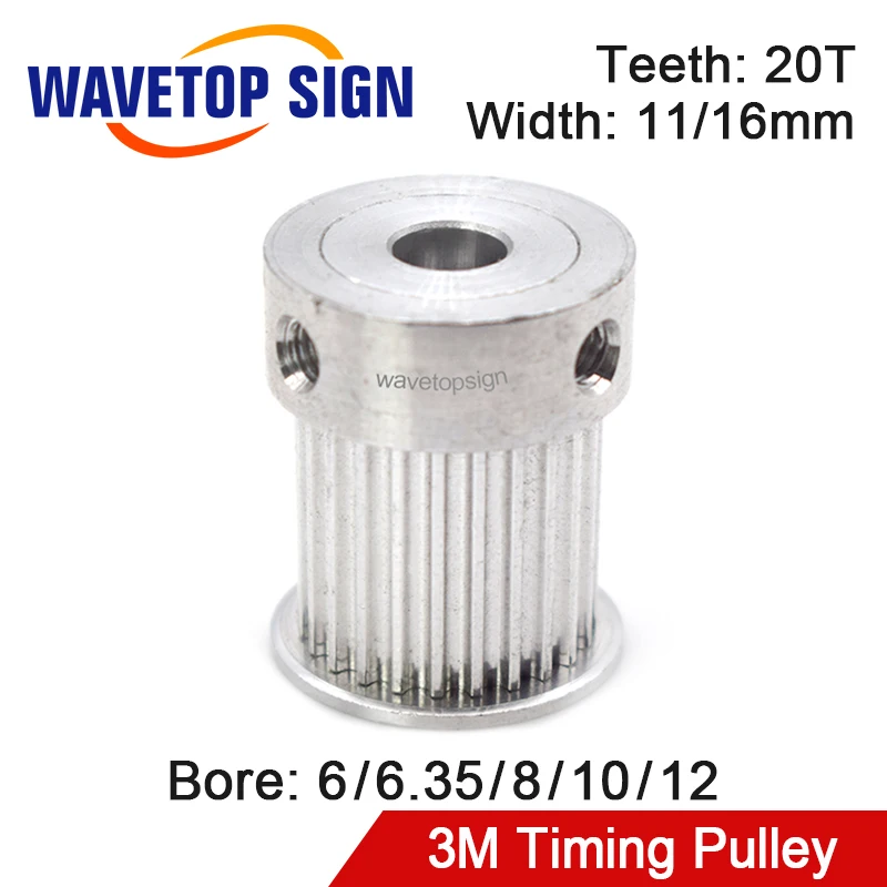 Зубчатый шкив синхронное колесо HTD 3 м Шестерни ролик Диаметр 6 12 мм Ширина 11/16