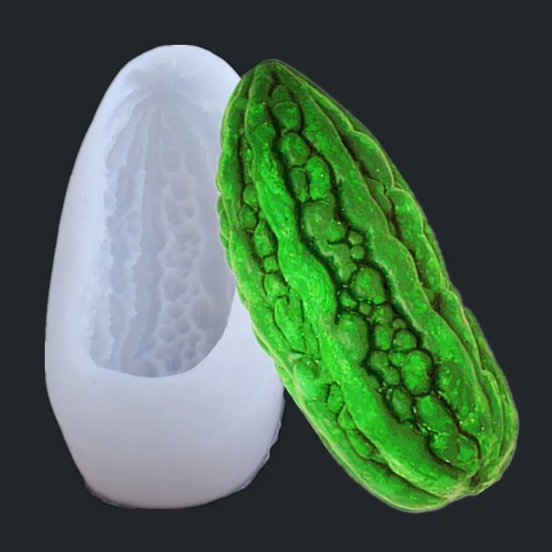 

3D Горькая тыква, силиконовая форма для торта, овощной стиль, рукоделие ручной работы, искусственная шоколадная помадка, мусс для изготовления тортов