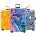 Утолщенный Дорожный Чехол для багажа, эластичные Защитные чехлы для багажа, подходит для 18-32 дюймов, эластичная ткань, аксессуары для путешествий