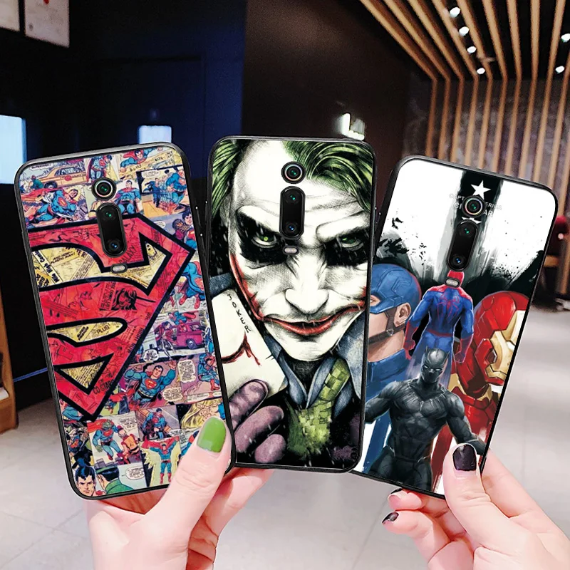 Чехол s для Xiaomi mi 9T чехол Hero Marvel Мягкий ТПУ черный чехол для Xiaomi mi 9T Pro mi 9T mi 8 mi 8SE mi 9 mi 9SE чехол для телефона
