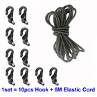 Тяжелый эластичный пружинный шнур, тянущийся пластиковый крючок, автомобильный багажный тент, каяк, лодка, каноэ, велосипеды, веревочный галстук