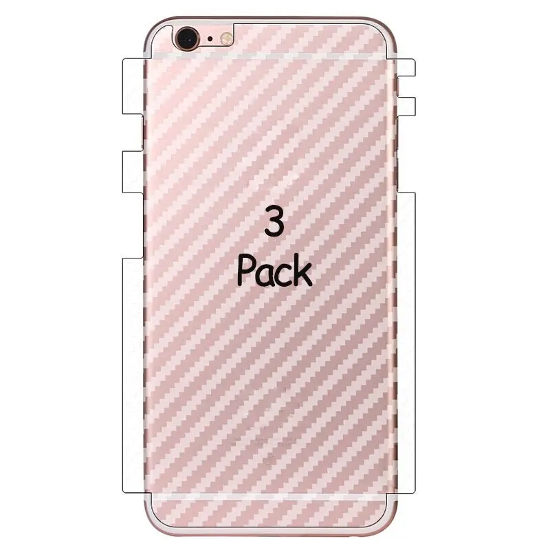 [3 упаковки] защита от отпечатков пальцев 3D для iPhone XS MAX 6splus 7 plus XR углеродное