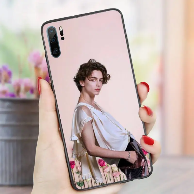 

Timothee Chalamet famous actor Phone Case For Huawei honor Mate P 10 20 30 40 i 9 8 pro x Lite smart 2019 nova 5t