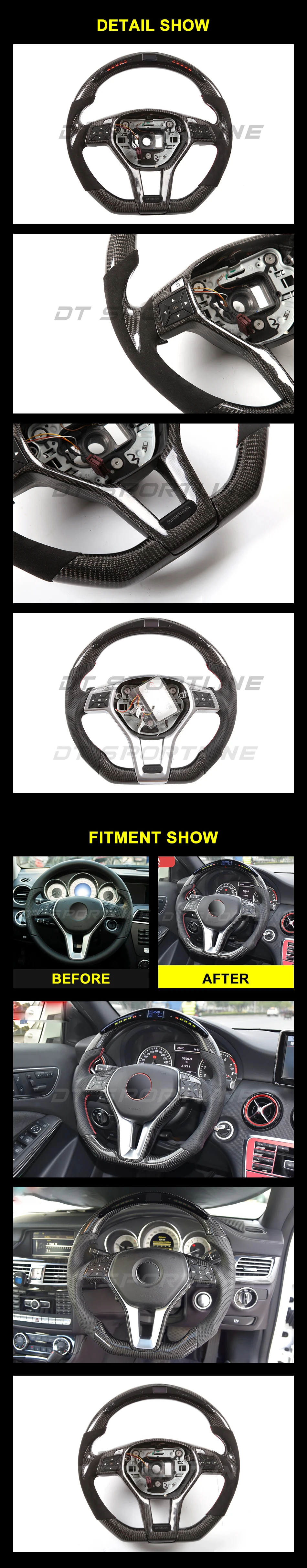 Светодиодный руль, совместимый для Mercedes Benz X156 X204 C117, X117 W218, X218 R231 GLA AMG светодиодный дисплей