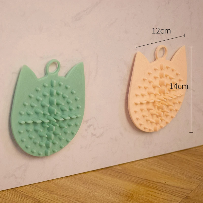 

Pet Products for Cats Brush Corner Cat Massage Self Groomer Comb Brush with Cat Rubs The Face A Tickling Comb Massage Device