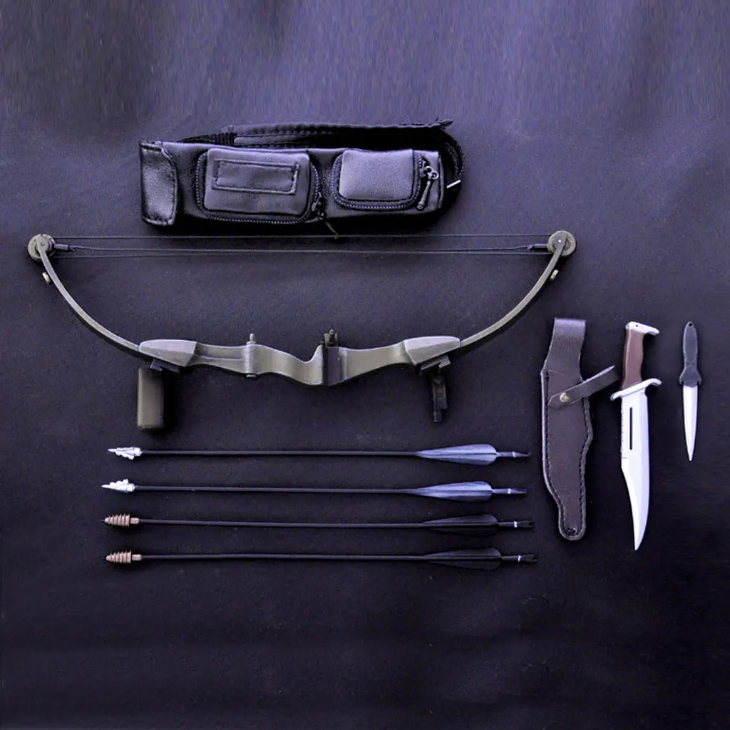 Миниатюрный набор в масштабе 1/6 с 8 стрелами для костюма Дэрила ходячих мертвецов.