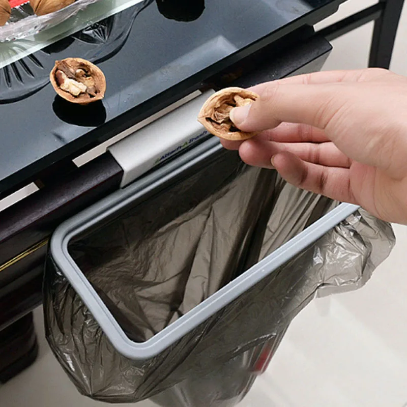 Квадратный держатель для мусорного мешка поддерживающий мешок кухонного мусора