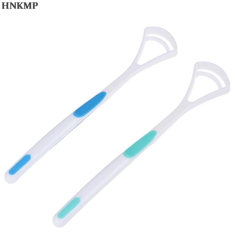 

1PCS Oral Cleaning Tongue Toothbrush Cleanering Brush Fresh Breath Remove Coating Tongue Scraper Brush