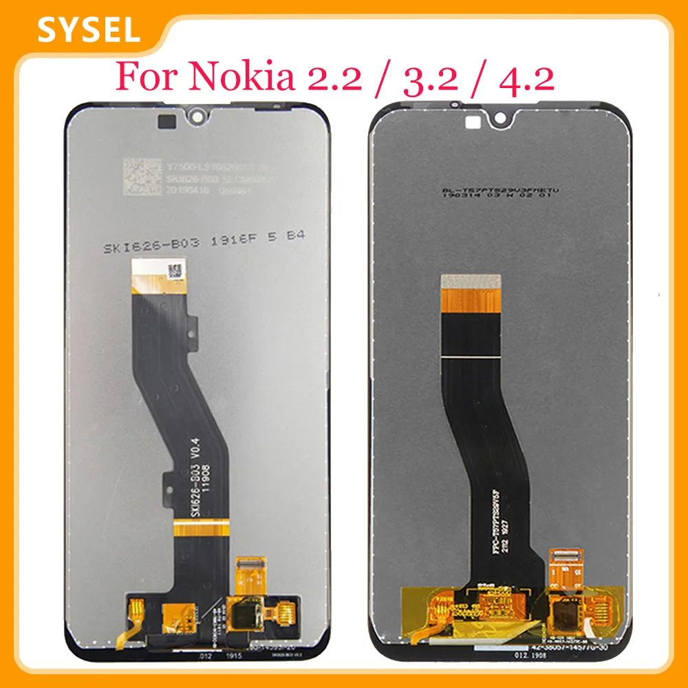 Для Nokia 2 LCD для 4 ЖК дисплей сенсорный экран дигитайзер стекло в сборе Замена 3