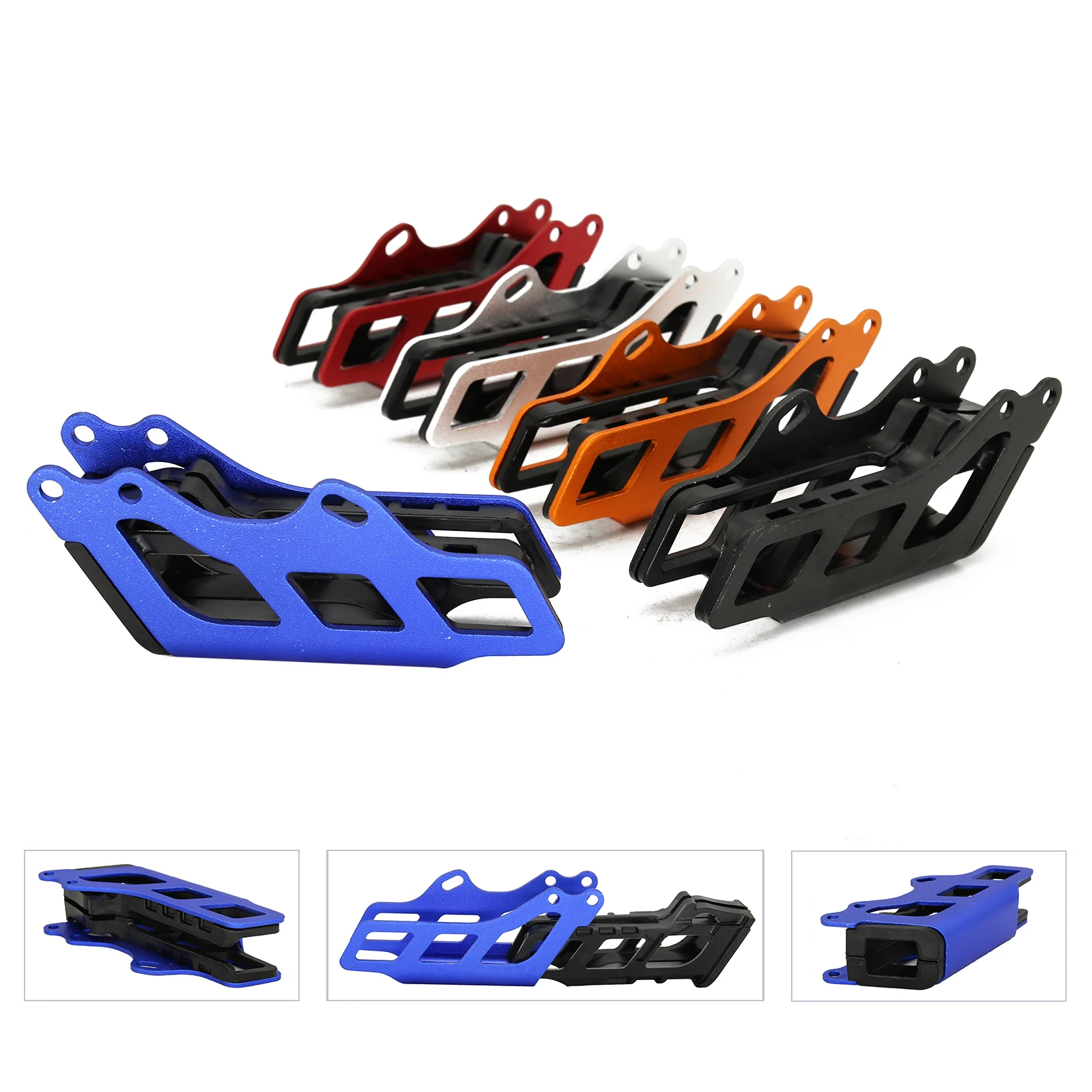 Motorcycle Chain Guide Guard Aluminum Chain Guides And Inner Glue For HONDA CRF250R CRF250RX CRF250X CRF450L CRF450R CRF450X CRF