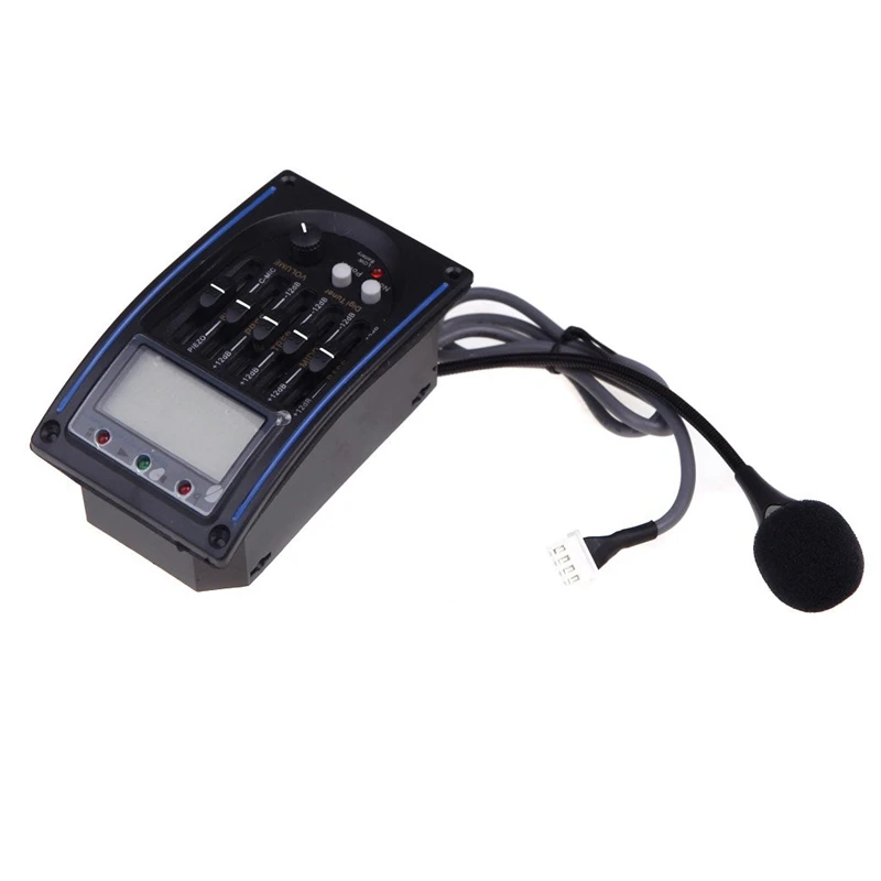 EQLC 5 полосный эквалайзер Системы Акустическая гитара предусилитель пьезо пикап
