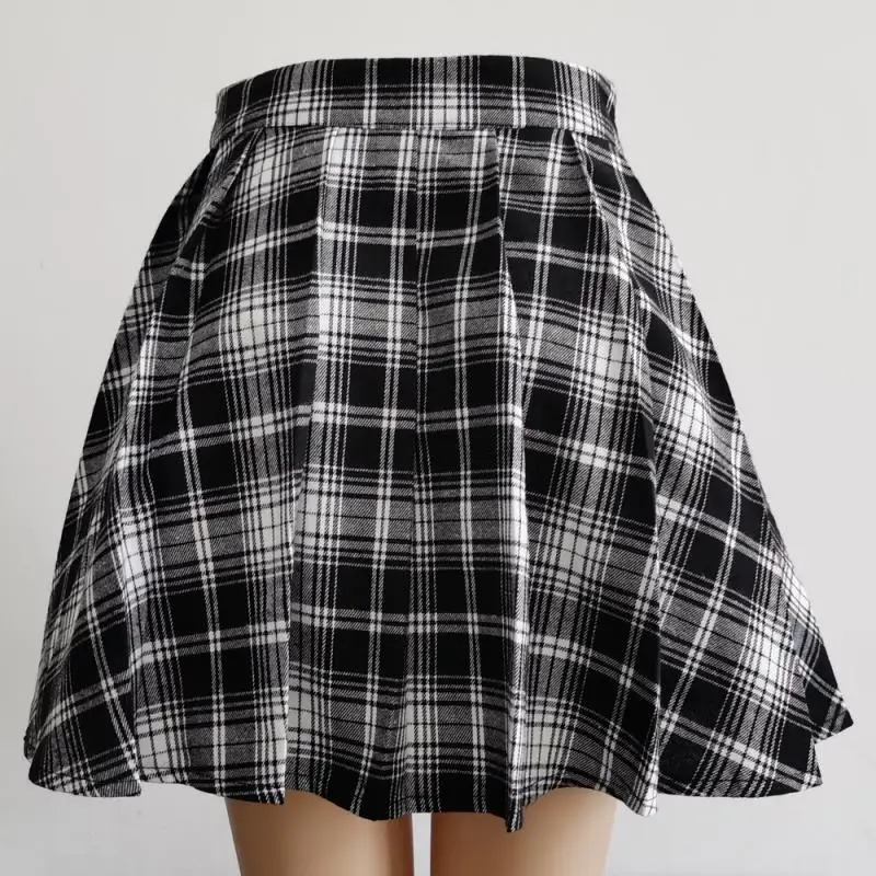 

Womens Harajuku Punk Irregular Mini Pleated Skater Skirt Asymmetric Cutout High Waist Hip Hop Clubwear gothic harajuku skirt