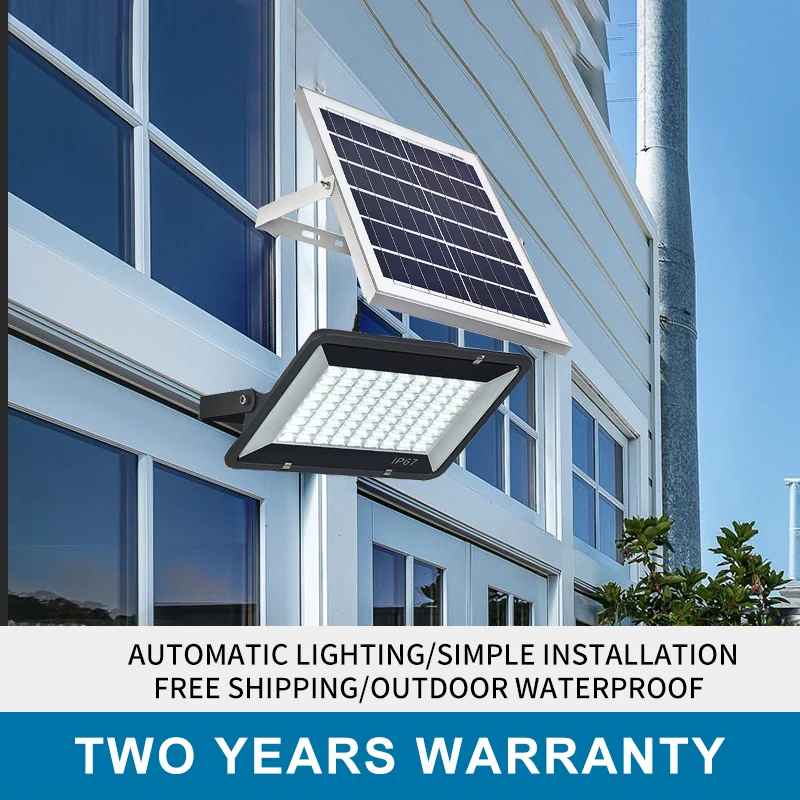 Водонепроницаемый прожектор на солнечной батарее с дистанционным управлением